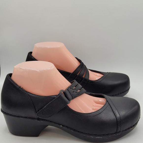 Dansko Tandy Nubuck Leather 2.25" Heel Mary Jane Shoes Size 41 US 10.5/ 11 - Picture 10 of 16
